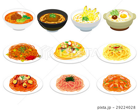 麺類02のイラスト素材