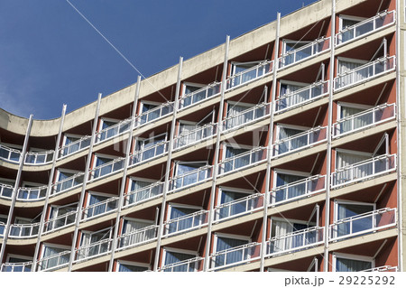 Hotel balconies closeup 29225292