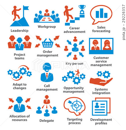 Business management icons. Pack 02. 29226357