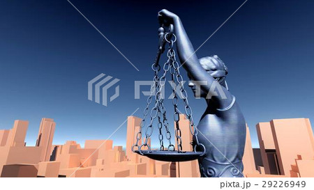 Statue of justice, Crime in city concept, Temida - Statue of justice, Crime in city concept, Temida - 29226949