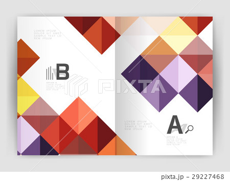 Vector square template background 29227468