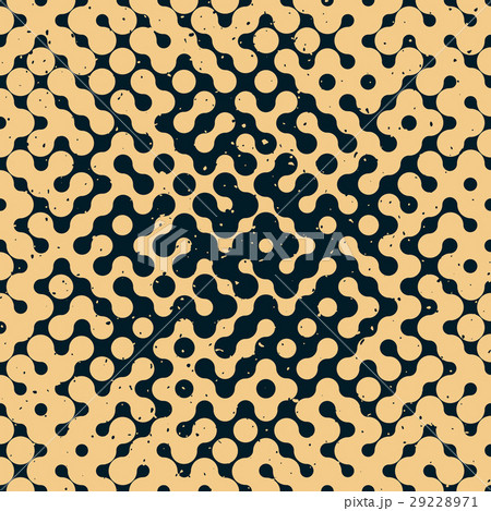 Vector Seamless Halftone Gradient Rounded 29228971