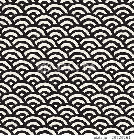 Vector Seamless  Hand Painted Line Geometri 29229261
