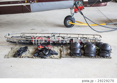 searh and rescue equipment on ground searh and rescue equipment on ground 29229270