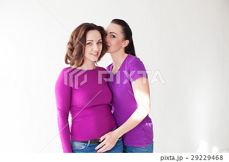 girl friend whispers in his ear the secret girl friend whispers in his ear the secret 29229468
