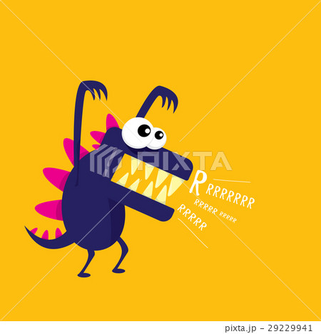 Vector cartoon funny dragon. Cartoon Dinosaur. Vector cartoon funny dragon. Cartoon Dinosaur. 29229941
