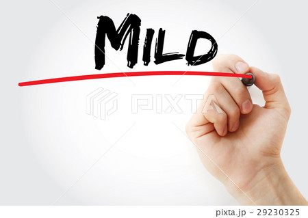 Hand writing Mild with marker Hand writing Mild with marker 29230325