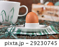 Boiled egg for breakfast on easter time 29230745