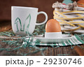 Boiled egg for breakfast on easter time 29230746