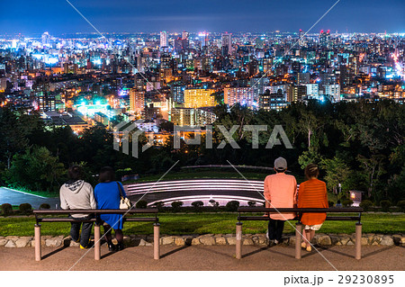 【北海道】札幌・旭山記念公園の夜景 29230895