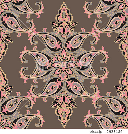 Flourish orient pattern Floral seamless background Flourish orient pattern Floral seamless background 29231864