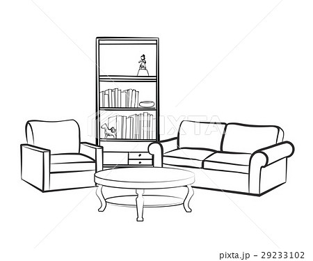 Stylish furniture. Living reading room interior. Stylish furniture. Living reading room interior. 29233102