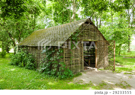 Gazebo in summer park 29233555