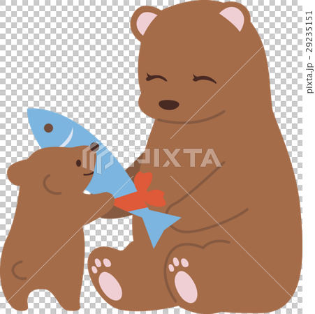 母の日　クマの親子 29235151