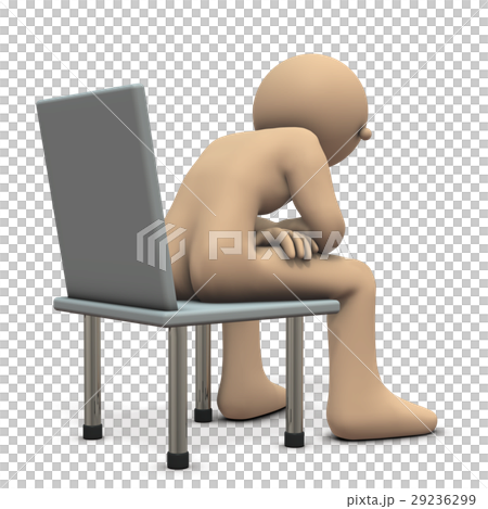 何かに語りかけるキャラクター 29236299