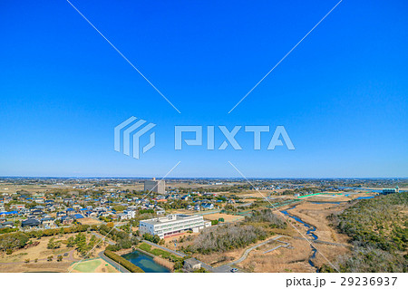 山武市　蓮沼付近を空撮 29236937