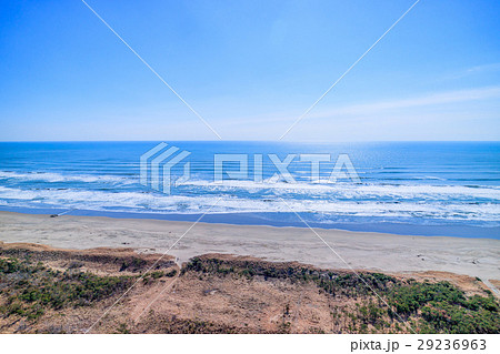 山武市　蓮沼付近を空撮 29236963