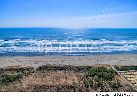 山武市　蓮沼付近を空撮 29236979