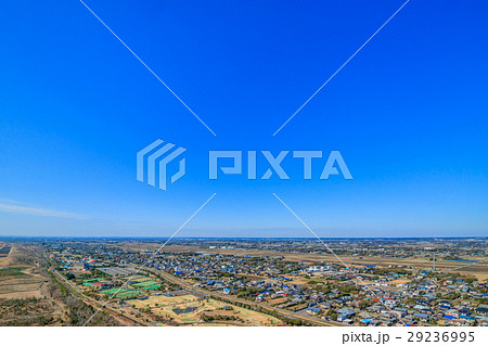 山武市　蓮沼付近を空撮 29236995