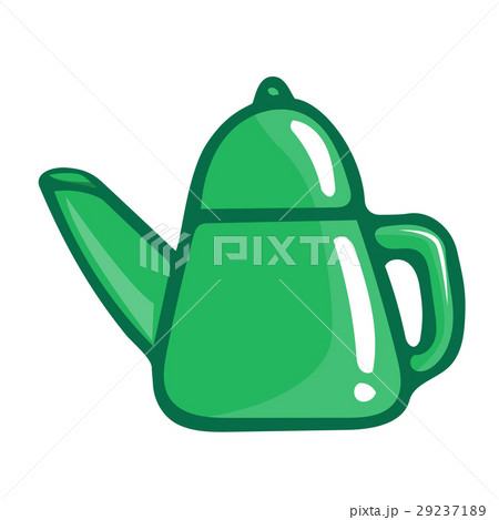 tea kettle isolated illustration 29237189