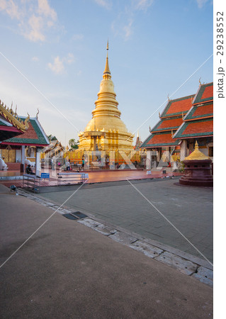 The golden pagoda, Wat Prathat Haripunchai. 29238552