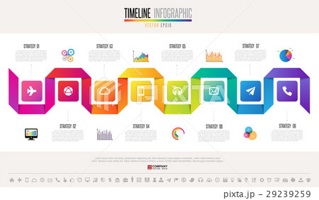 Timeline Infographics Design Template 29239259