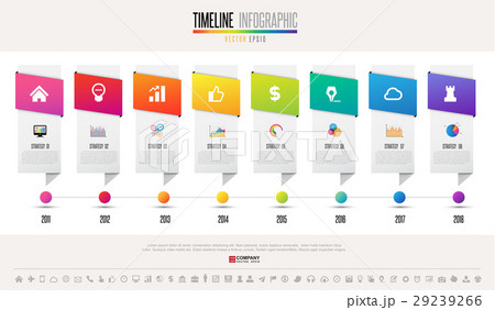 Timeline Infographics Design Template 29239266
