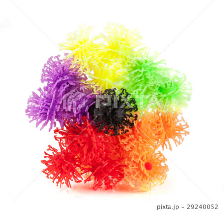 elements of children's designer of Velcro isolated elements of children's designer of Velcro isolated 29240052