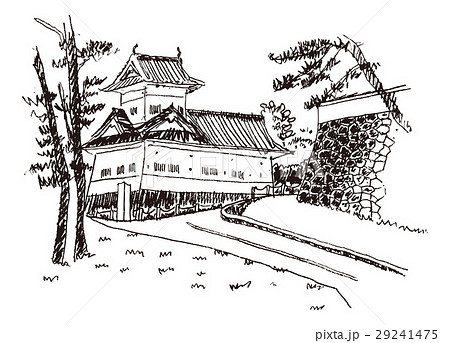 青葉城 隅櫓 仙台 水彩画 青葉城 隅櫓 仙台 水彩画 29241475