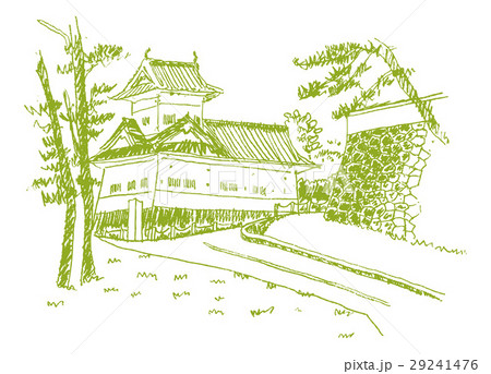 青葉城 隅櫓 仙台 水彩画 青葉城 隅櫓 仙台 水彩画 29241476