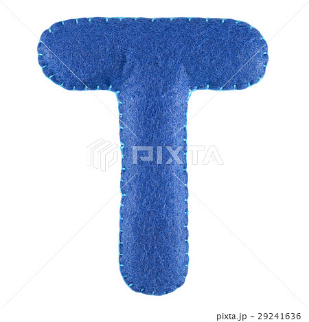 Letter T from felt 29241636