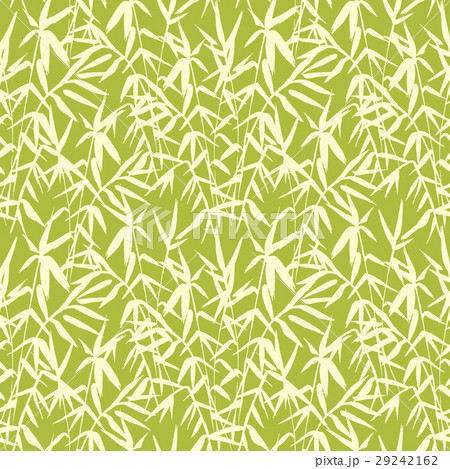 Bamboo seamless japanese pattern on green Bamboo seamless japanese pattern on green 29242162