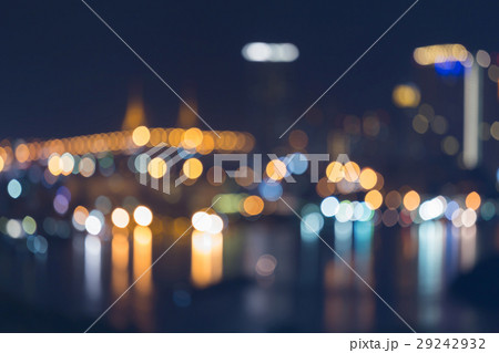 Night blurred bokeh city light Night blurred bokeh city light 29242932