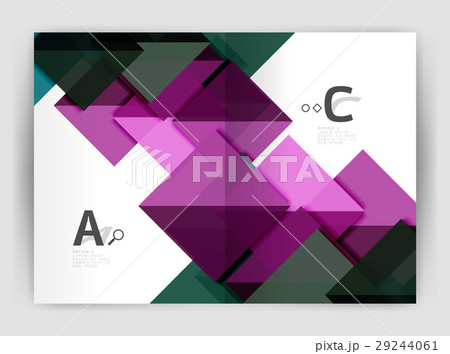 Vector modern geometric annual report cover 29244061