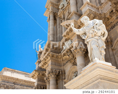 Saint Paul Apostle statue near Syracuse Cathedral Saint Paul Apostle statue near Syracuse Cathedral 29244101
