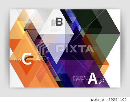 Vector modern geometric annual report cover Vector modern geometric annual report cover 29244102