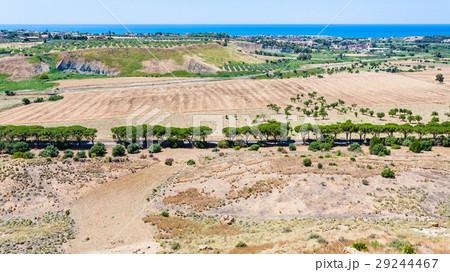rural landscape near Agrigento town in Sicily 29244467