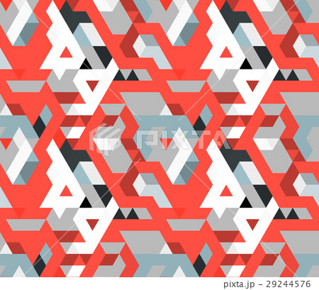 Abstract geometric triangle seamless pattern. Abstract geometric triangle seamless pattern. 29244576