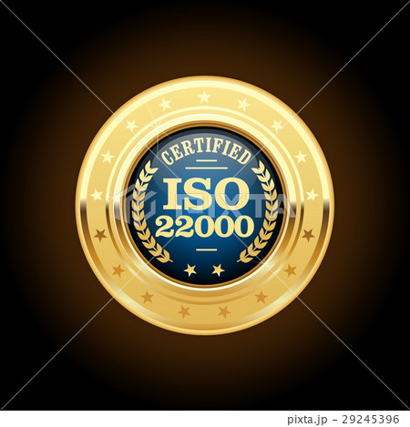 ISO 22000 standard medal - Food safety management 29245396