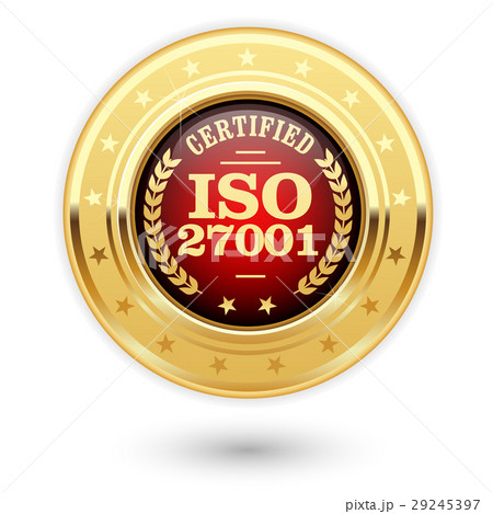 ISO 27001 certified medal - Information security  29245397