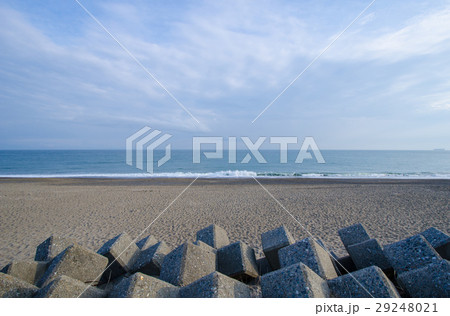 海　砂浜　渥美半島 29248021
