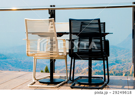 outdoor furniture chairs and table on terrace outdoor furniture chairs and table on terrace 29249618