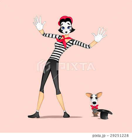 female mime