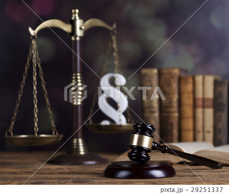 Law wooden gavel barrister, justice concept, legal 29251337