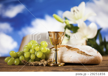Symbol christianity religion a golden chalice Symbol christianity religion a golden chalice 29251856