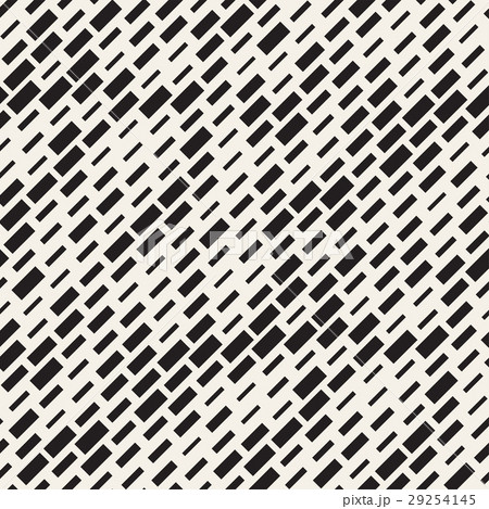 Vector Seamless Black And White Irregular Dash 29254145