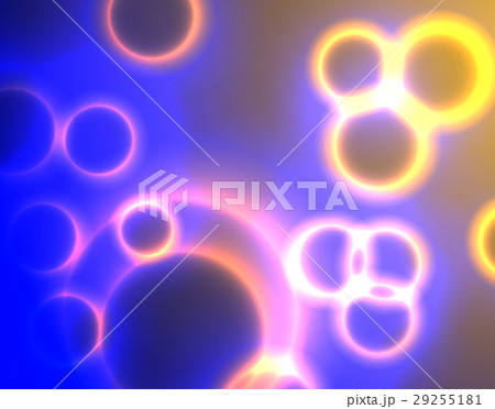 Abstract full of glitch circular bubble background 29255181