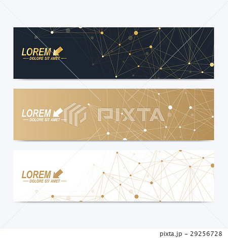 Modern set of vector banners. Geometric abstract Modern set of vector banners. Geometric abstract 29256728