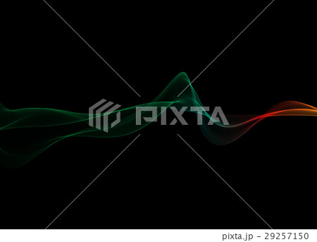 abstract green wavy smoke flame over black abstract green wavy smoke flame over black 29257150