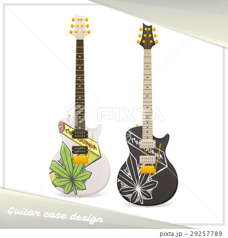 Medical Marijuana Guitar Oneのイラスト素材